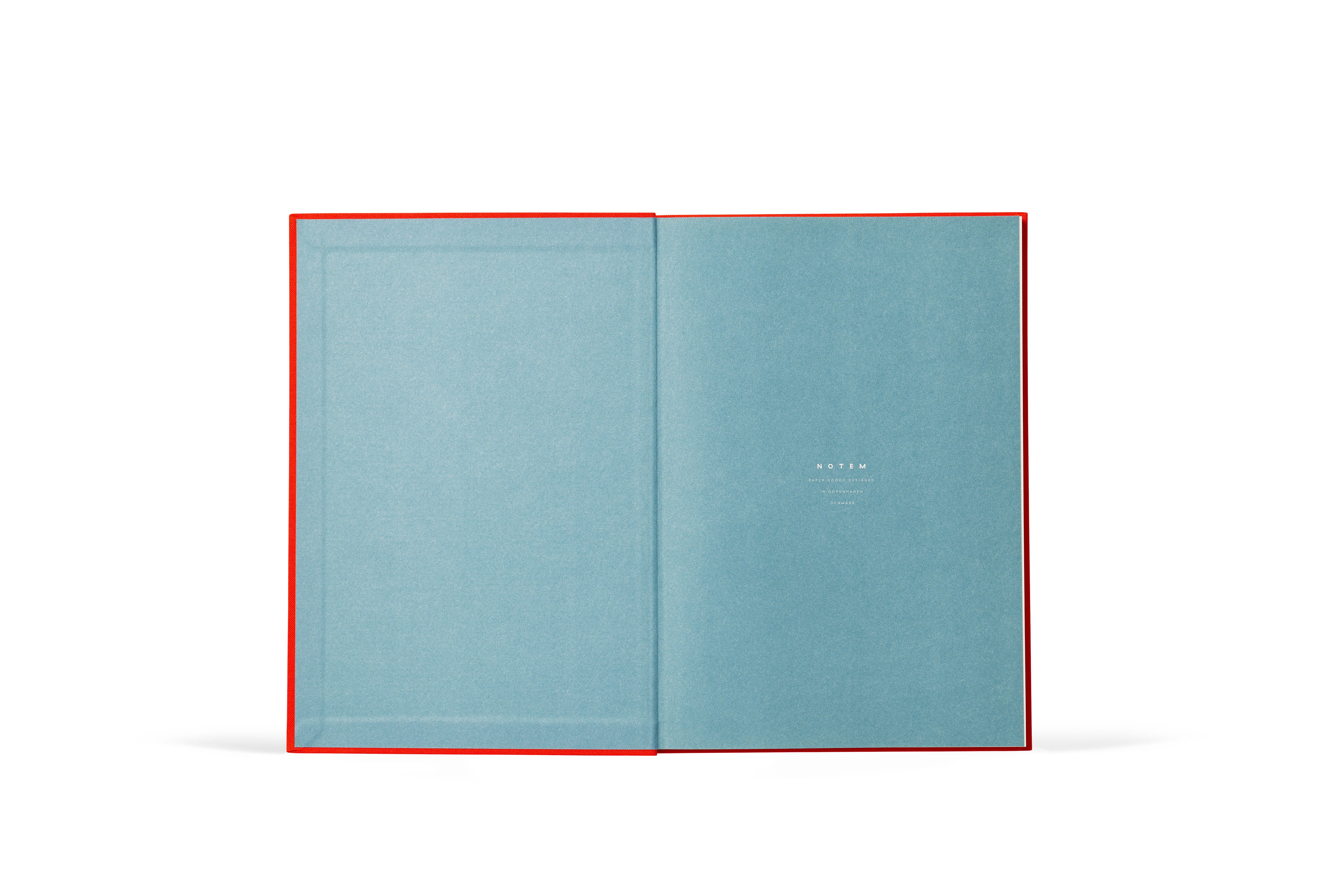 BEA notesbog m. elastisk bånd - Bright Red